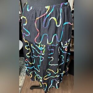 Lifestyle sz large multi color skirt